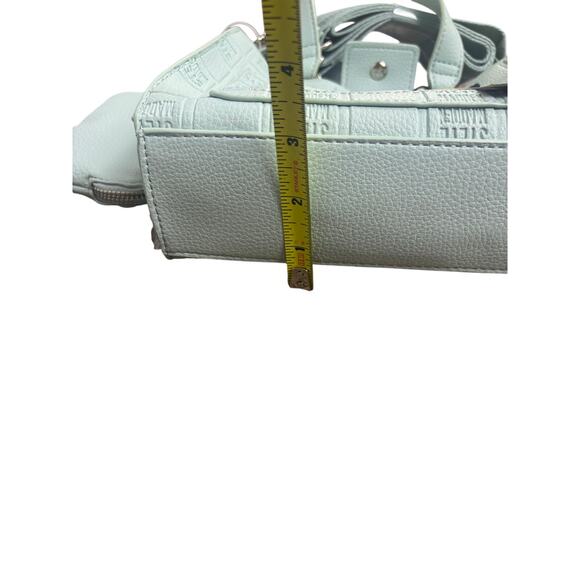 Steve Madden Blivona Small Tote Bag Mint Green Embossed Logo Satchel NWT $68 - Picture 9 of 9